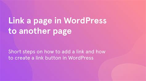 How to Link to Page Content From a WordPress .